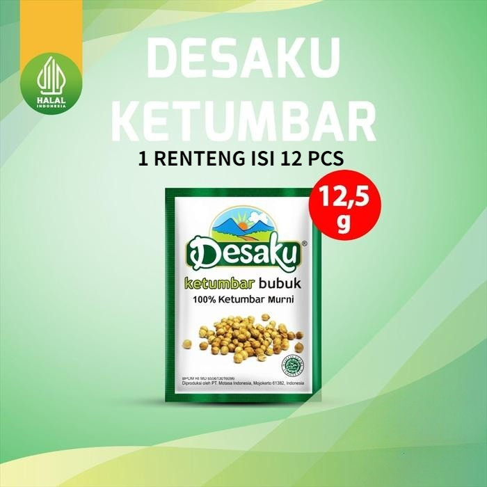 

Desaku Bumbu Ketumbar Bubuk 1 RENTENG ISI 12 PCS