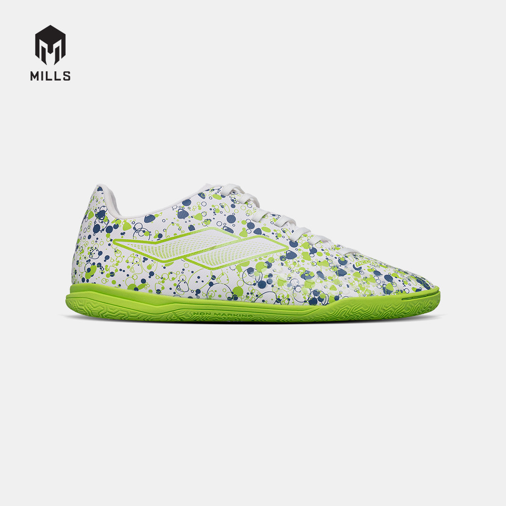 MILLS SEPATU FUTSAL OXY IN JR WHITE/LT.GREEN 9801107