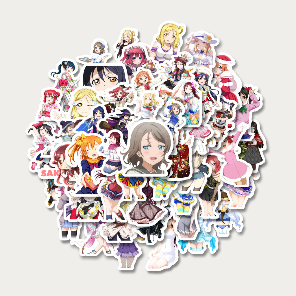 

Sticker Pack Stiker Anime Series Love Live Character Mix 5 | Sticker TUMBLR | Stiker LAPTOP KOPER HELM