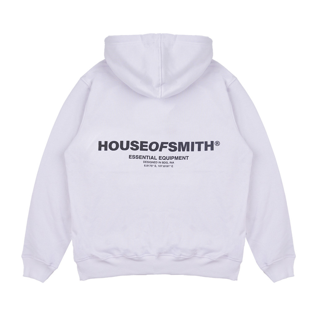 House of Smith Sweater Hoodie Pria - Hos Essential Hoodie White