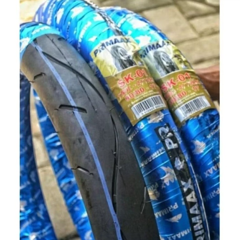 LUNDONGSHOP ( BISA COD ) SEPASANG BAN DONAT BAN PRIMAAX 80 80 - 90 80 RING 14 - BAN PRIMAX PRIMAAX S