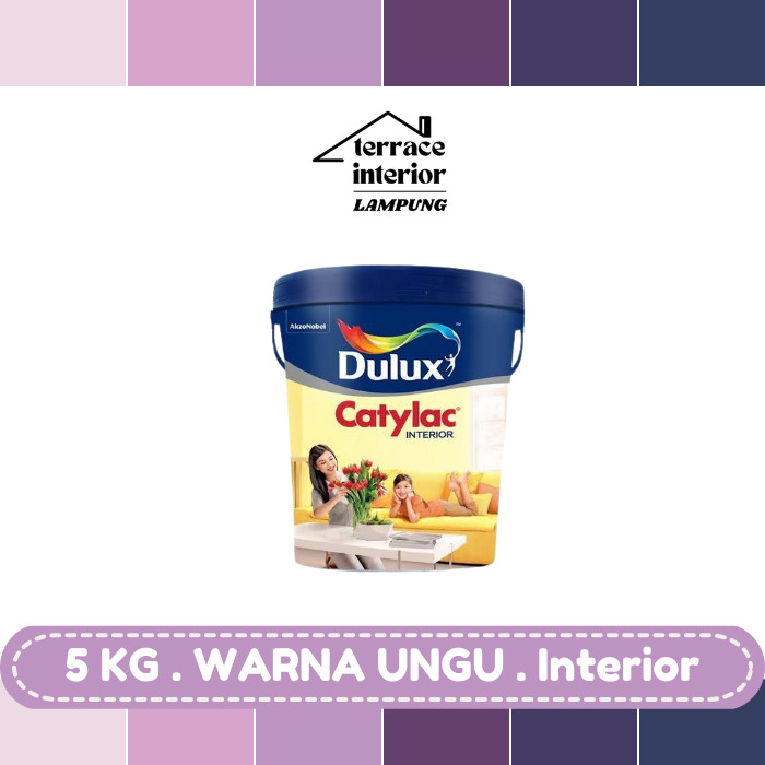 Cat Tembok Dulux Catylac Interior Warna Ungu 5KG