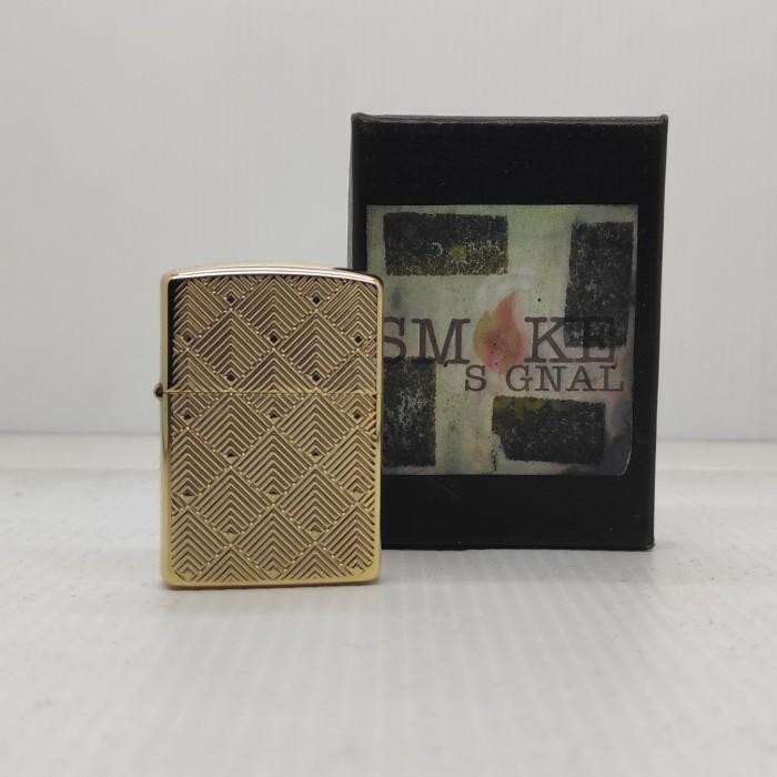 Zippo 48570 Armor Pattern Brass Original