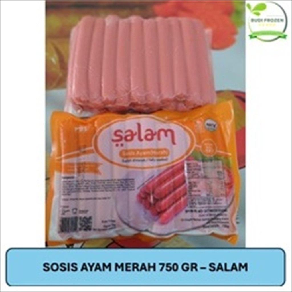 

SOSIS SALAM / SOSIS AYAM MERAH SALAM 750 GR - SALAM