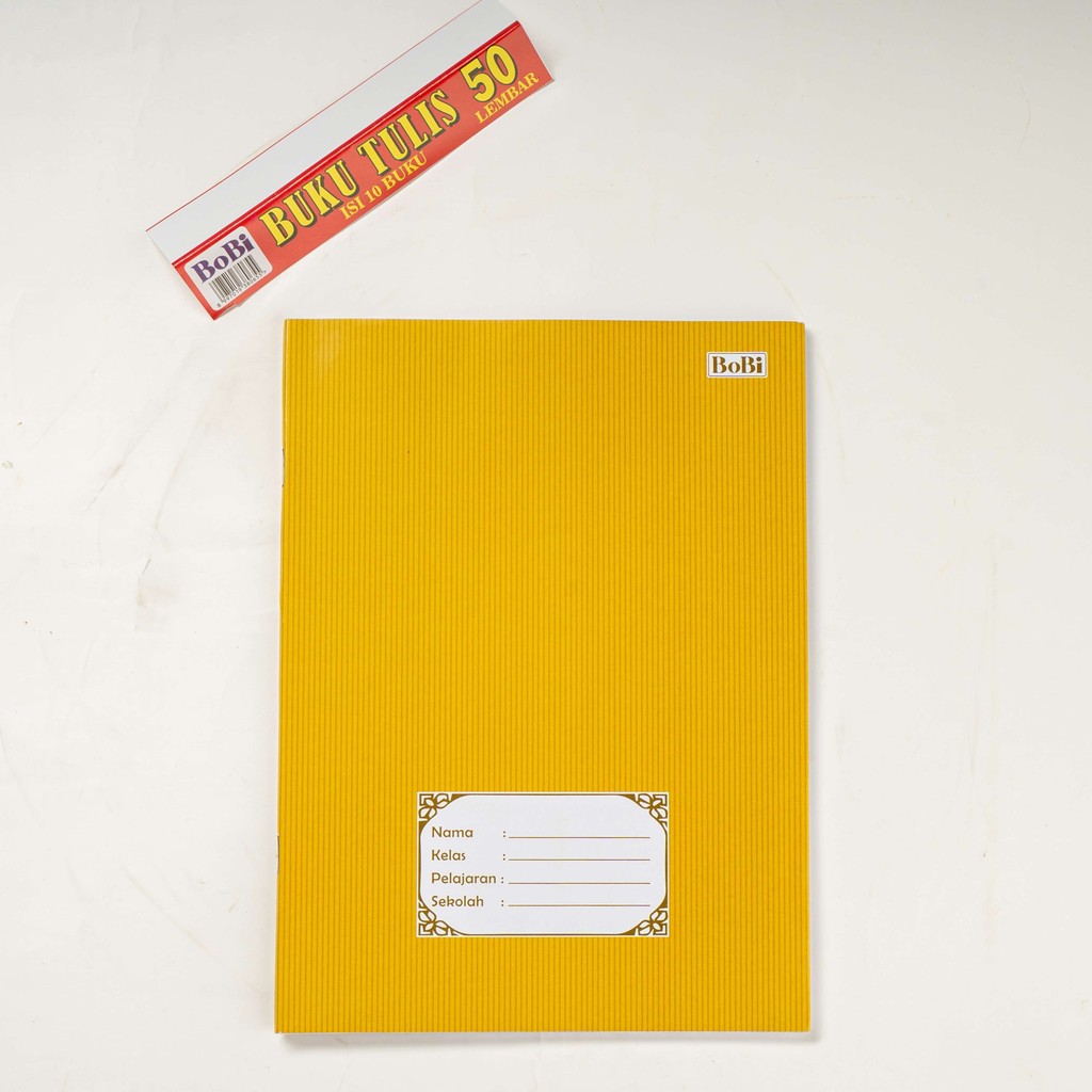 

Buku Tulis Bobi isi 50Lbr Motif Kraft / Coklat @ 10 Pcs