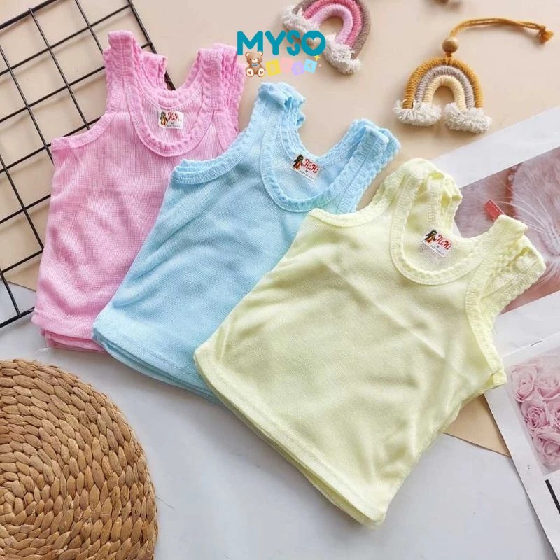 Kiki Singlet Bayi anak Kaos pakaian dalam anak bayi baby kids innerwear underwear adem tipis