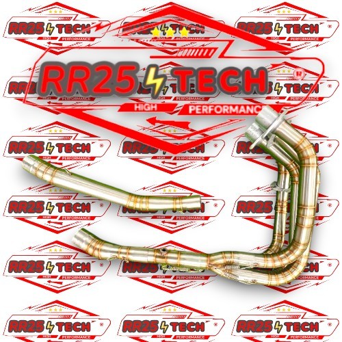 PIPA HEADER/LEHERAN ZX25R FULL STAINLES LAS CACING PNP ZX25R