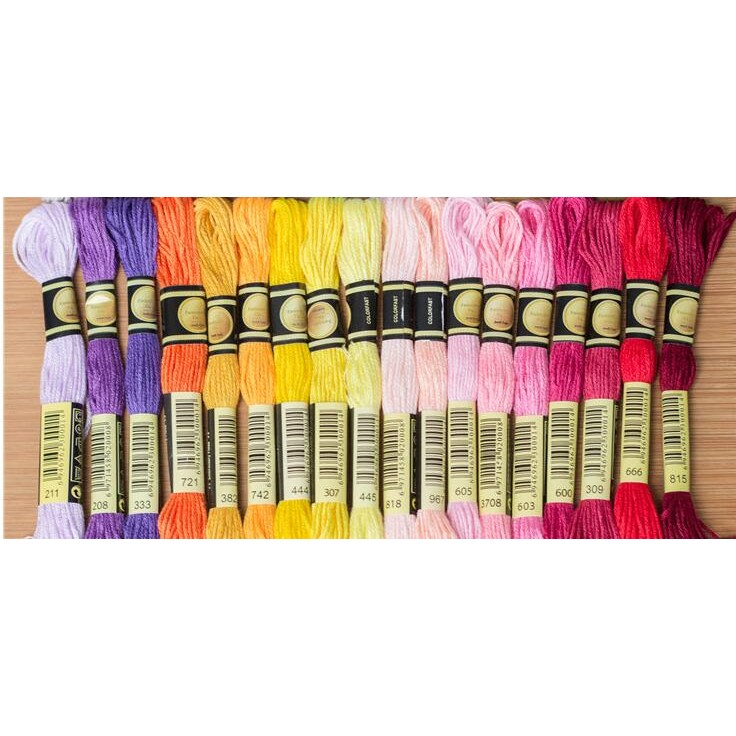 

CXC Threads Two Labels Rose To Me 10 Pieces Cross Stitch Threads Cross Stitch Embroidery Thread Custom Threads Colors 03-1