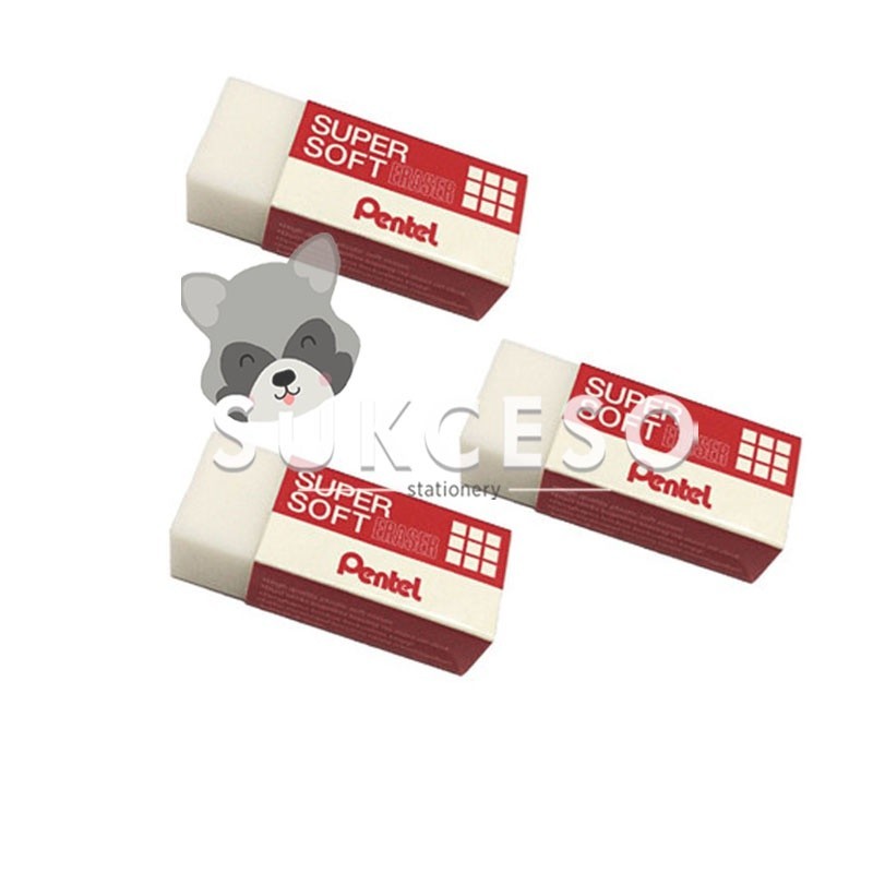 

Pentel Zese 03 Super Soft Eraser / Penghapus Pensil