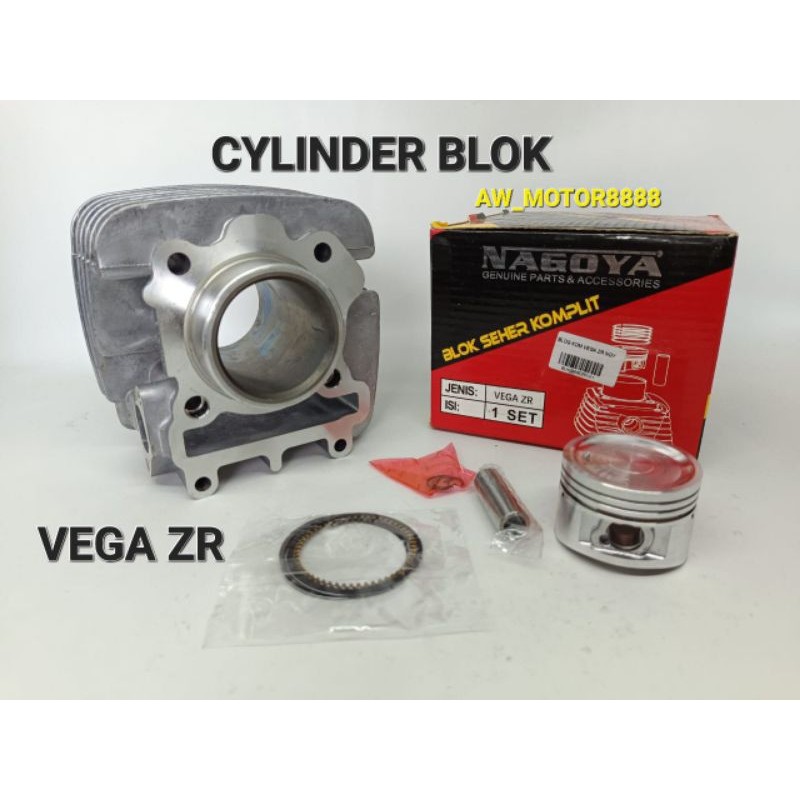BLOK BLOCK KOMPLIT SET VEGA ZR CYLNDER BLOK KOMPLIT BLOK SEHER KOMPLIT SET (NAGOYA)