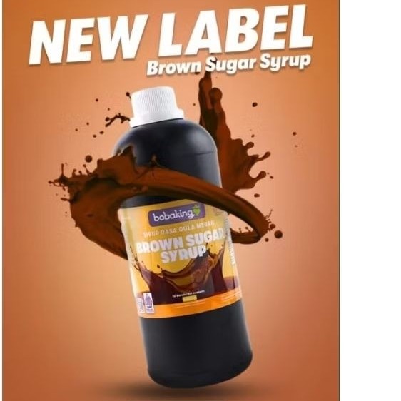 

Emama.store 1 Lt Bobaking Brown Sugar Liquid SYRUP