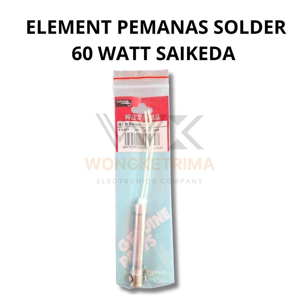 ELEMEN SOLDER / ELEMENT HEATER SAIKEDA 60W – Sparepart Pemanas Solder 60 Watt