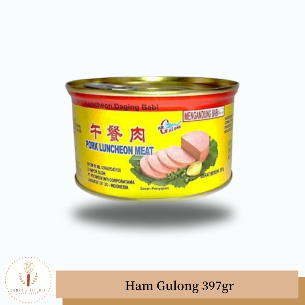 

Ham Gulong / Canned Pork Luncheon Meat / Daging Ham Babi