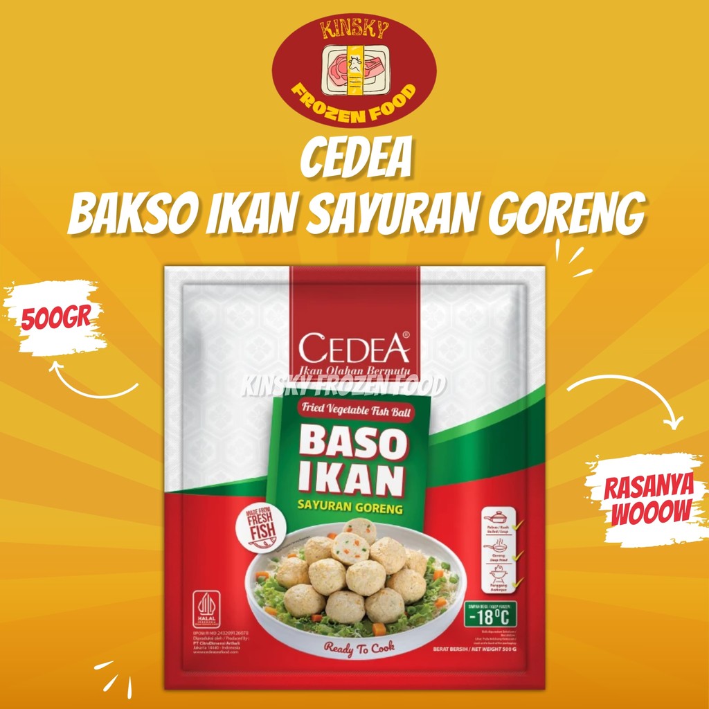 

CEDEA BAKSO IKAN SAYUR GORENG 500GR
