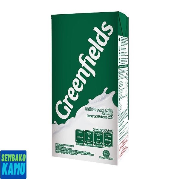 

greenfields Uht Full Cream Milk 1000 ml - Susu