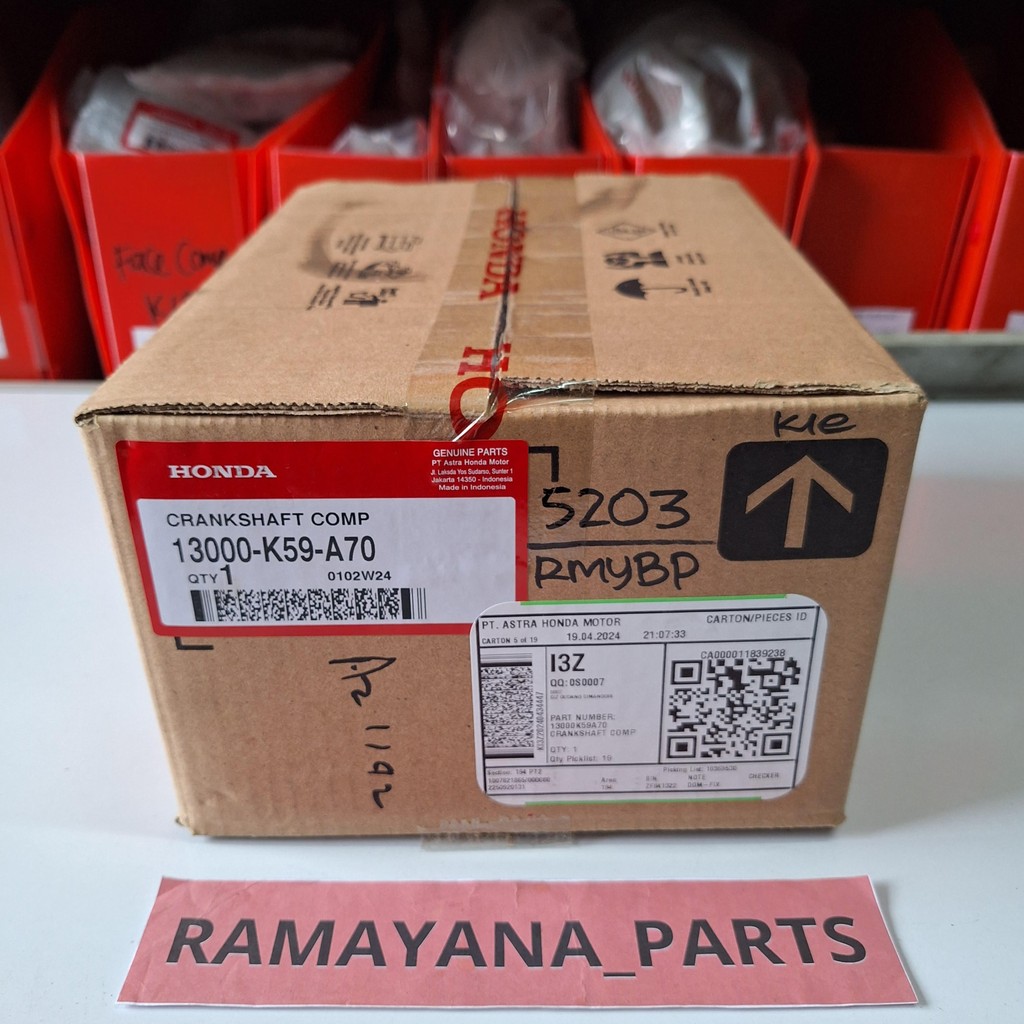 Crankshaft Comp New vario 150 eSP K59J 13000K59A70