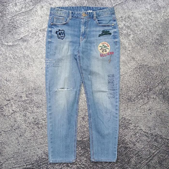 Celana panjang jeans JEEP SPIRIT bluewash bagus size 30