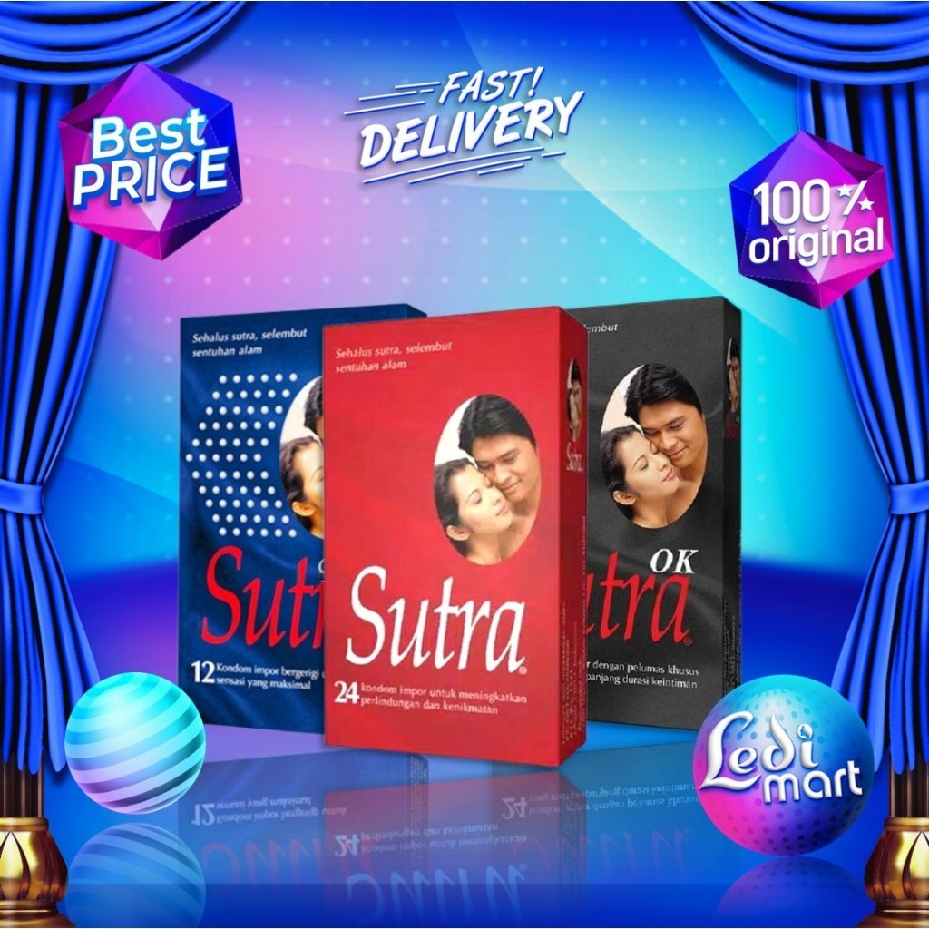 Vanesha Kondom Sutra Isi 24 Pcs | Kondom Tipis Tahan Lama Anti Bocor | Lubricant | Privasi Aman | Le