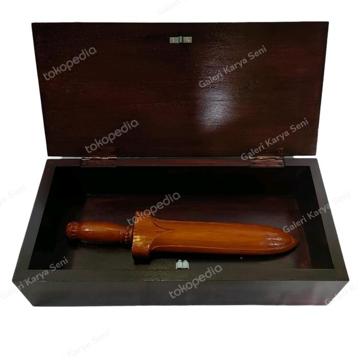Kotak Box Pusaka Bethok Kayu Jati Model Minimalis Plitur Coklat Antik Termurah Seindonesia