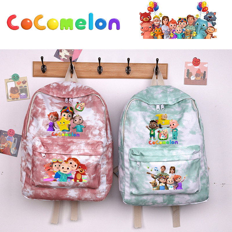 

Cocomelons Boys Girls Cute Backpacks Students Fashion Schoolbag Cartoon Anime Pattern Print Backpack Back To School Party Gifts