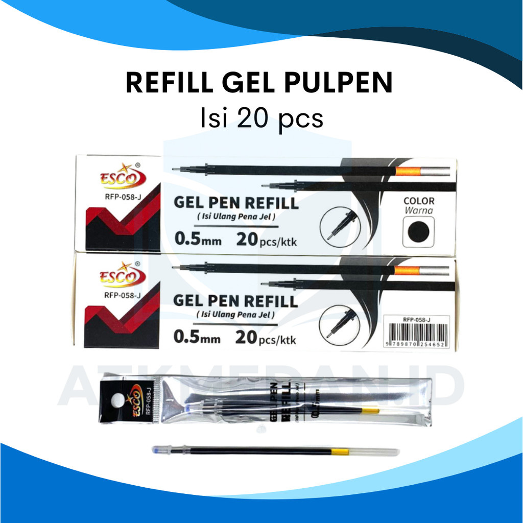 

Refill Pulpen Gel 20 pcs / kotak