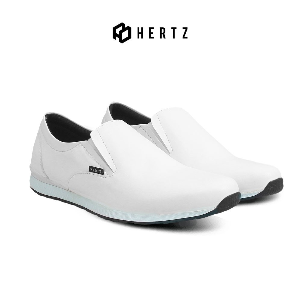 Wioz x Hertz - Sepatu Slip On Pria H 4442 Brand Hertz Sepatu Sneakers Casual Santai Hangout Sekolah 