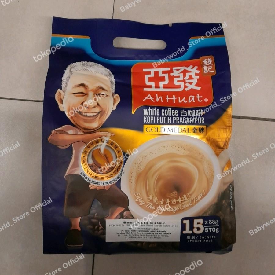 

Ah Huat White Coffee Gold Medal Kopi Sachet Import ( 15 Sachets )