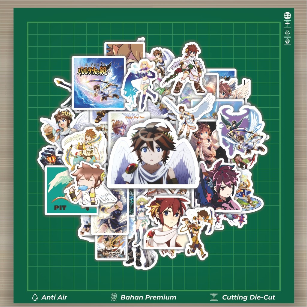 

HOT 50 PCS STIKER Stiker Game Series Kid Icarus Karakter Mix 2 Stiker Fashion Cars Decal Dingin Kartu Album Custom Vinyl Anti Air- Sticker Aesthetic Buku Journal Koper Casing HP Tablet Laptop Helm Motor Botol Minum