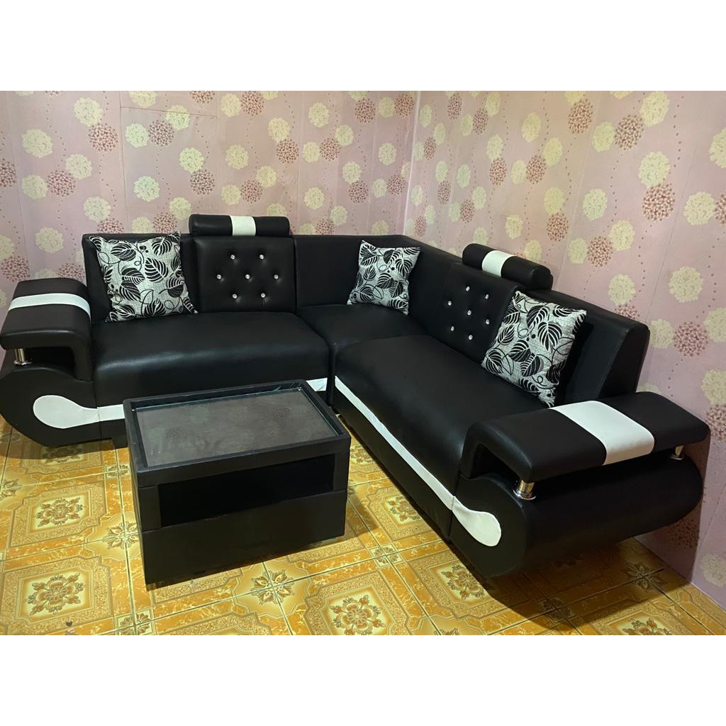 Sofa Sudut L  Angsa + Meja