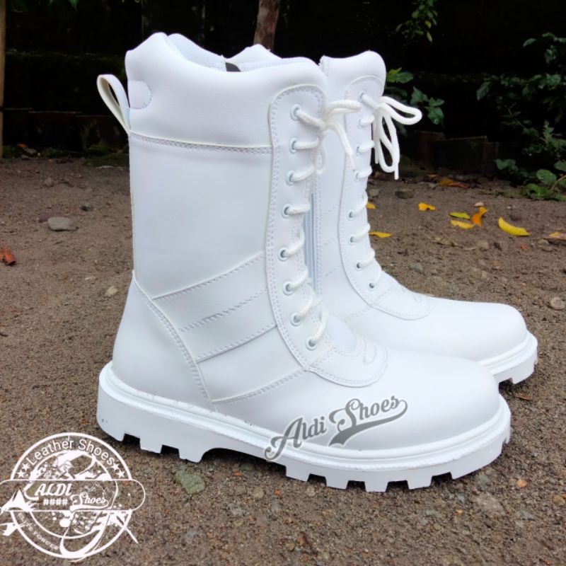 TERLARISSepatu Pdl Full Putih  /Sepatu Pdl Paskibra /Sepatu pdl Upacara Sepatu Pataka