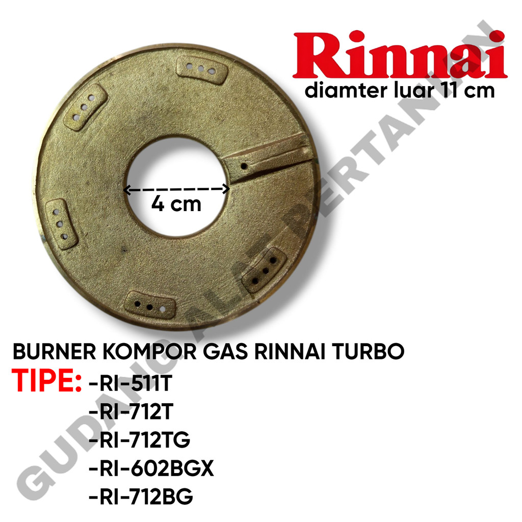 BURNER BGX TORNADO KOMPOR GAS RINNAI