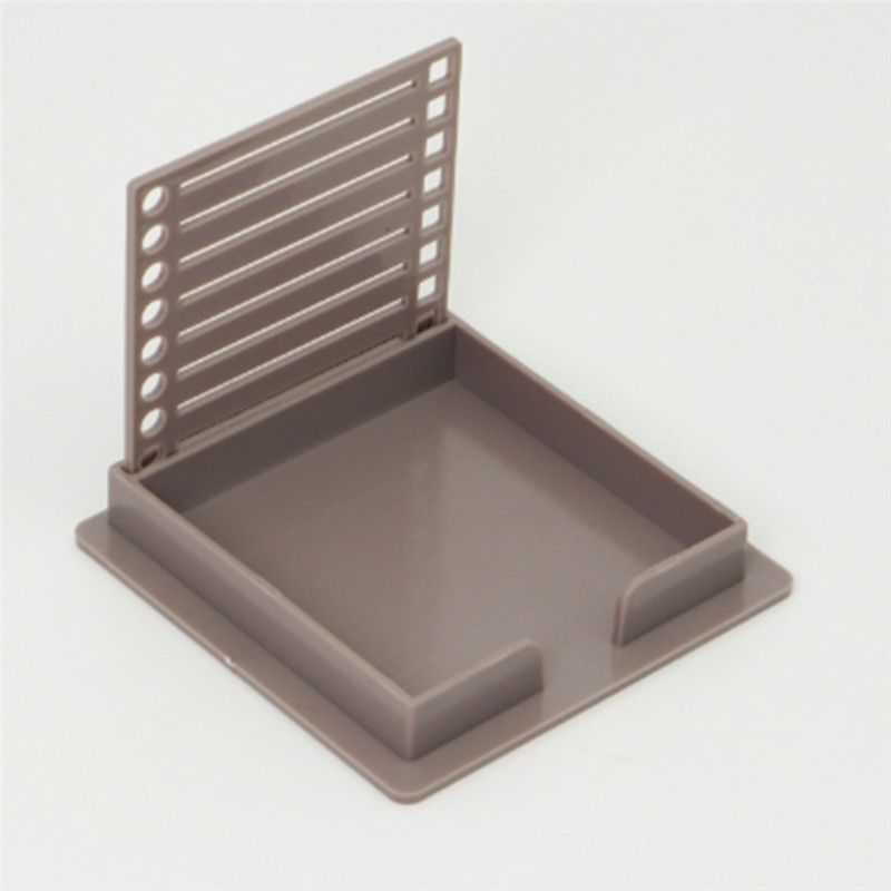 

A13E-Sticky Note Dispenser Sticky Note Holder With Stencil Sticky Notes Template Self-Adhesive Notepad Note Organ