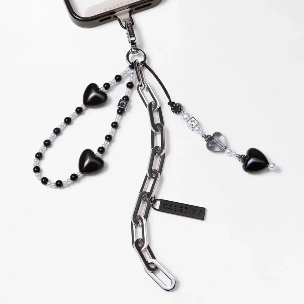 NewCASETiFY Lovely Charm Keychains Eries Universal  for All IPhone Series 16promax 16 15 14 13 12 11