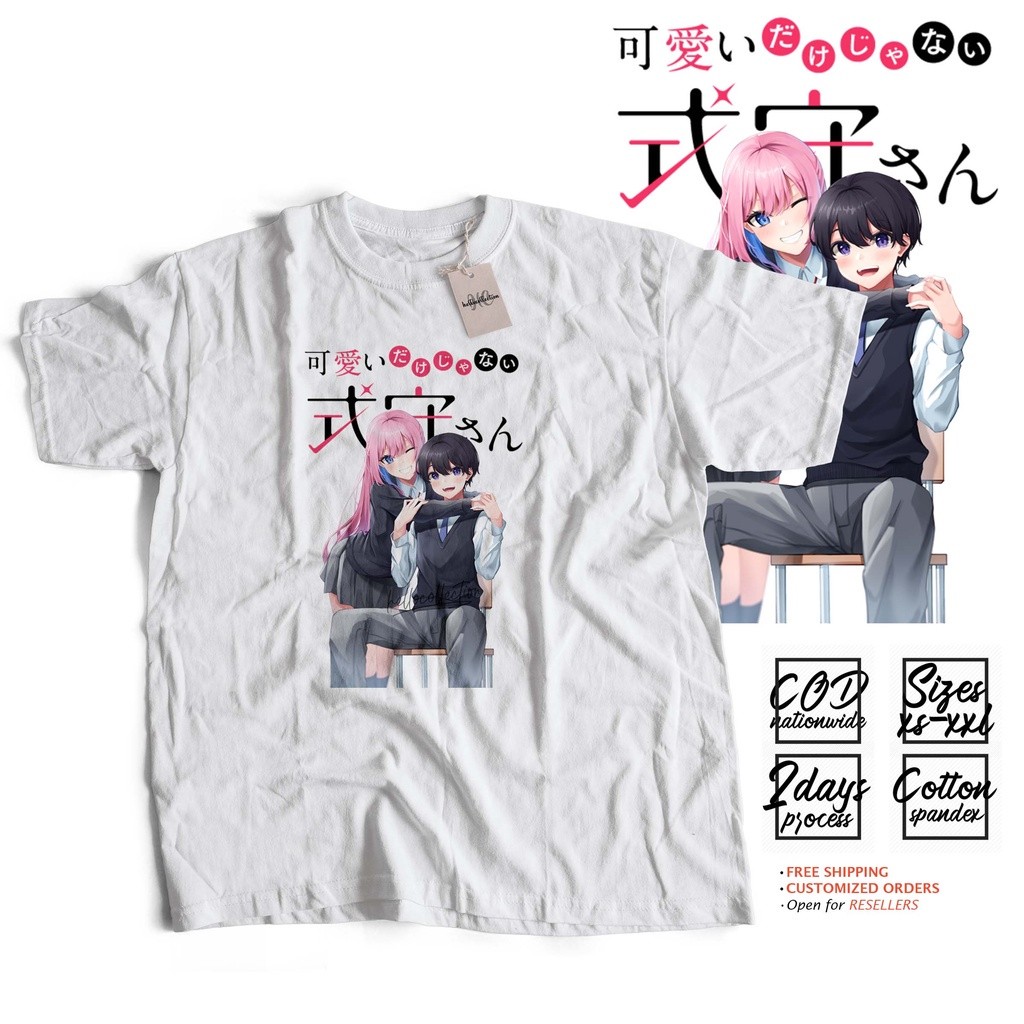 kaos anime Couple 1 Shikimori's Not Just a Cutie Anime Shirt baju anime