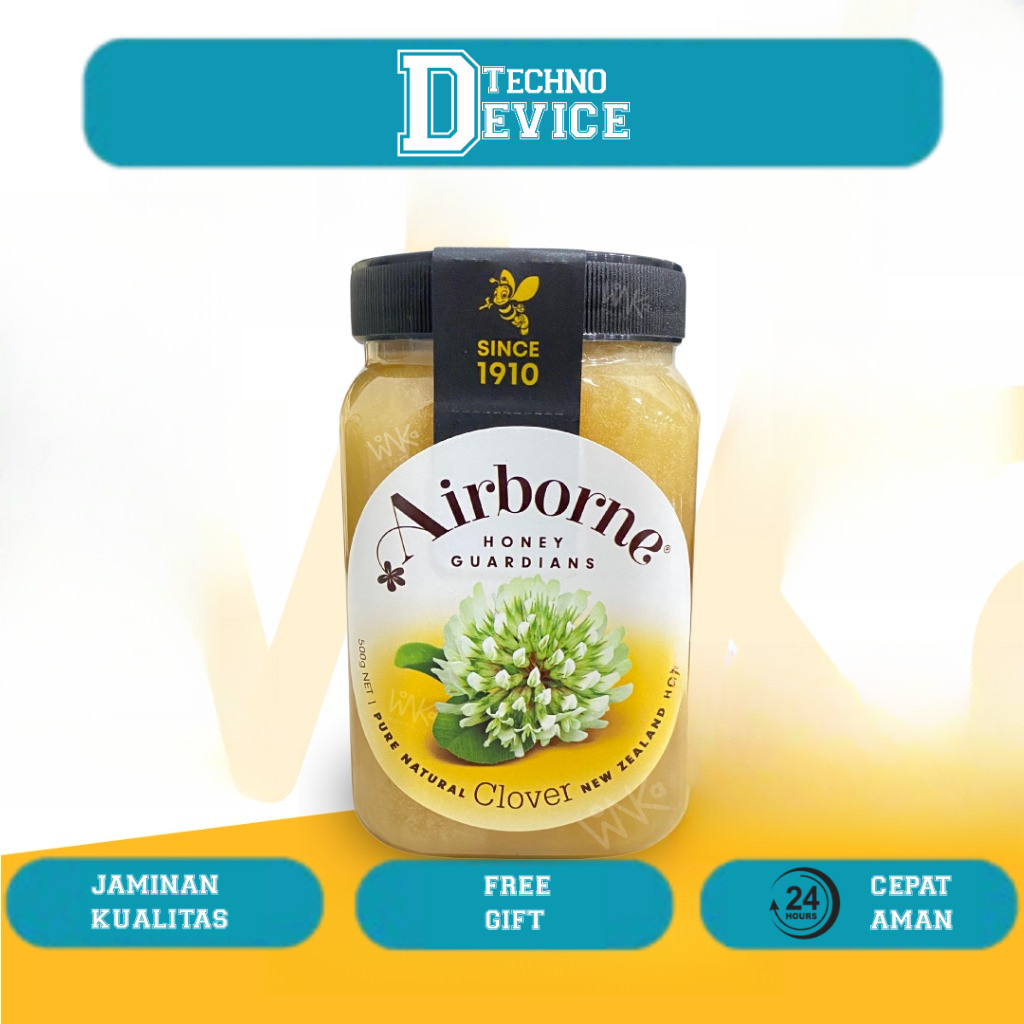 

Airborne - Madu Clover 500 gr - New Zealand Honey - Antibiotik Alami
