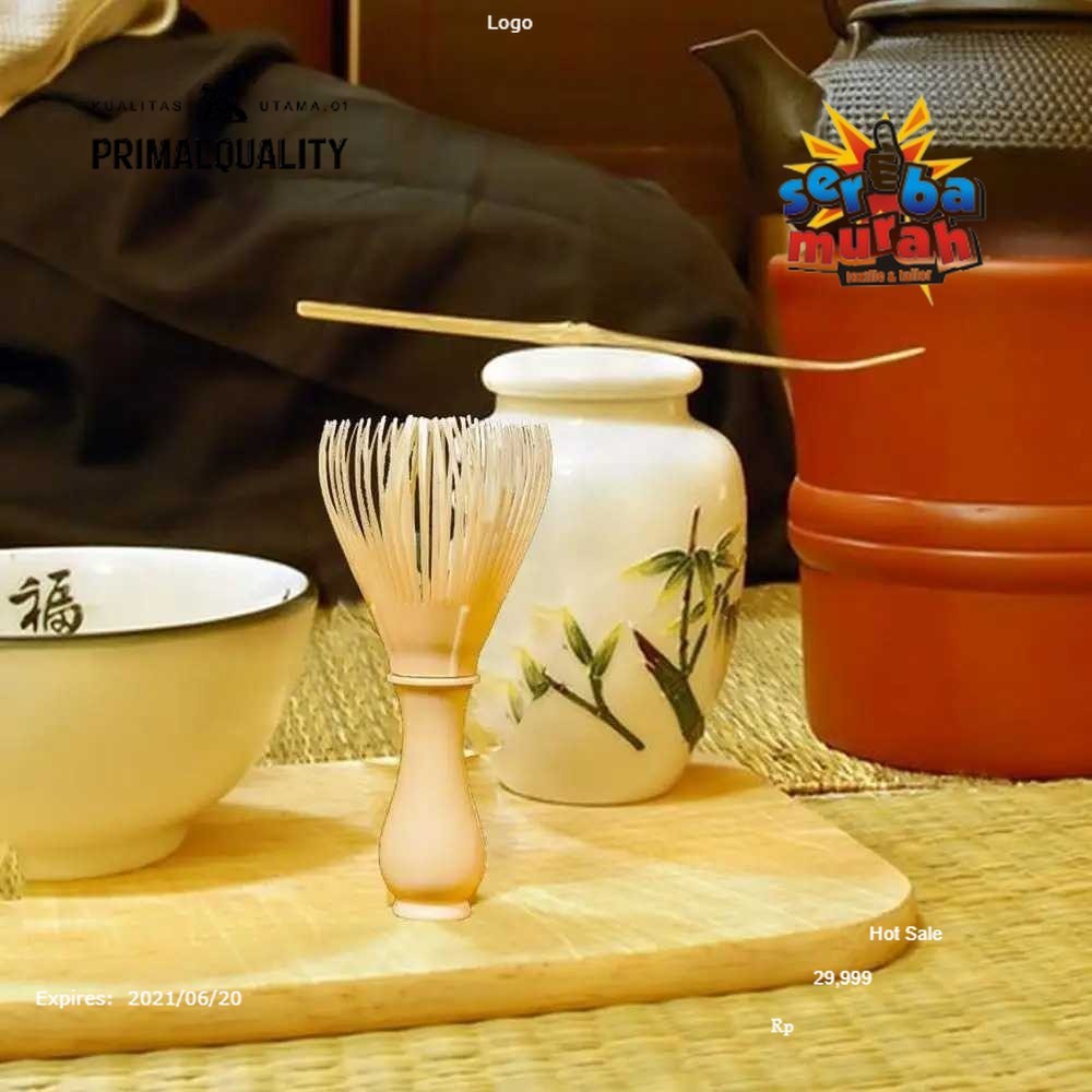 Chasen Whisk Matcha Pengaduk Teh Jepang 80 Tangkai  CWI76 Quality