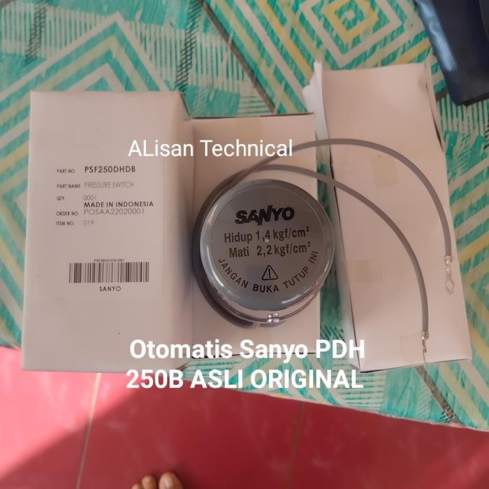 Otomatis pompa air Sanyo PDH 250B ASLI ORIGINAL SANYO