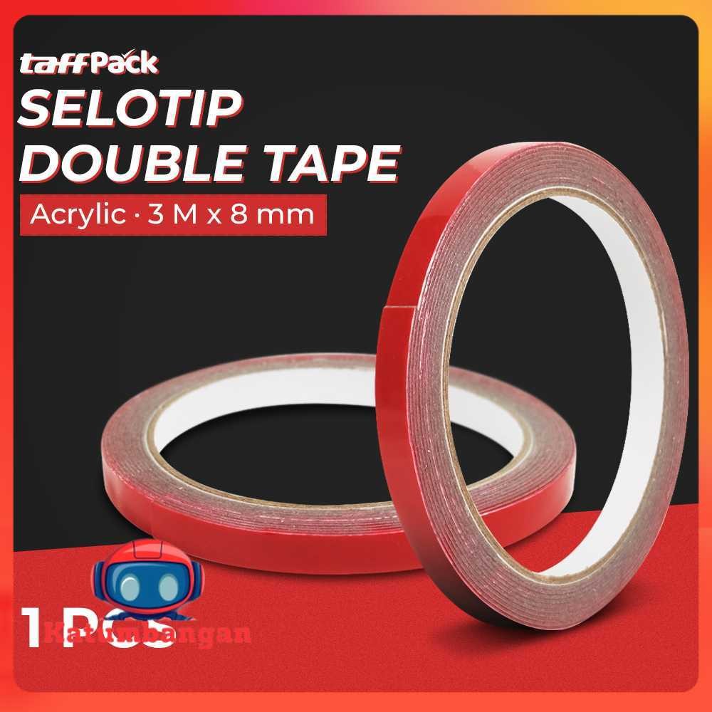 

TaffPACK Selotip Double Tape Acrylic 3M 8mm - SC-3M