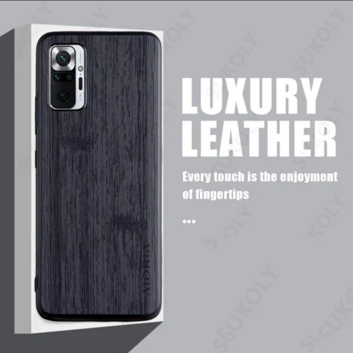 TERBATAS Case REDMI NOTE 10 PRO Softcase Fashion Aioria Original Slim Cover - Hitam, R. Note 10 Pro