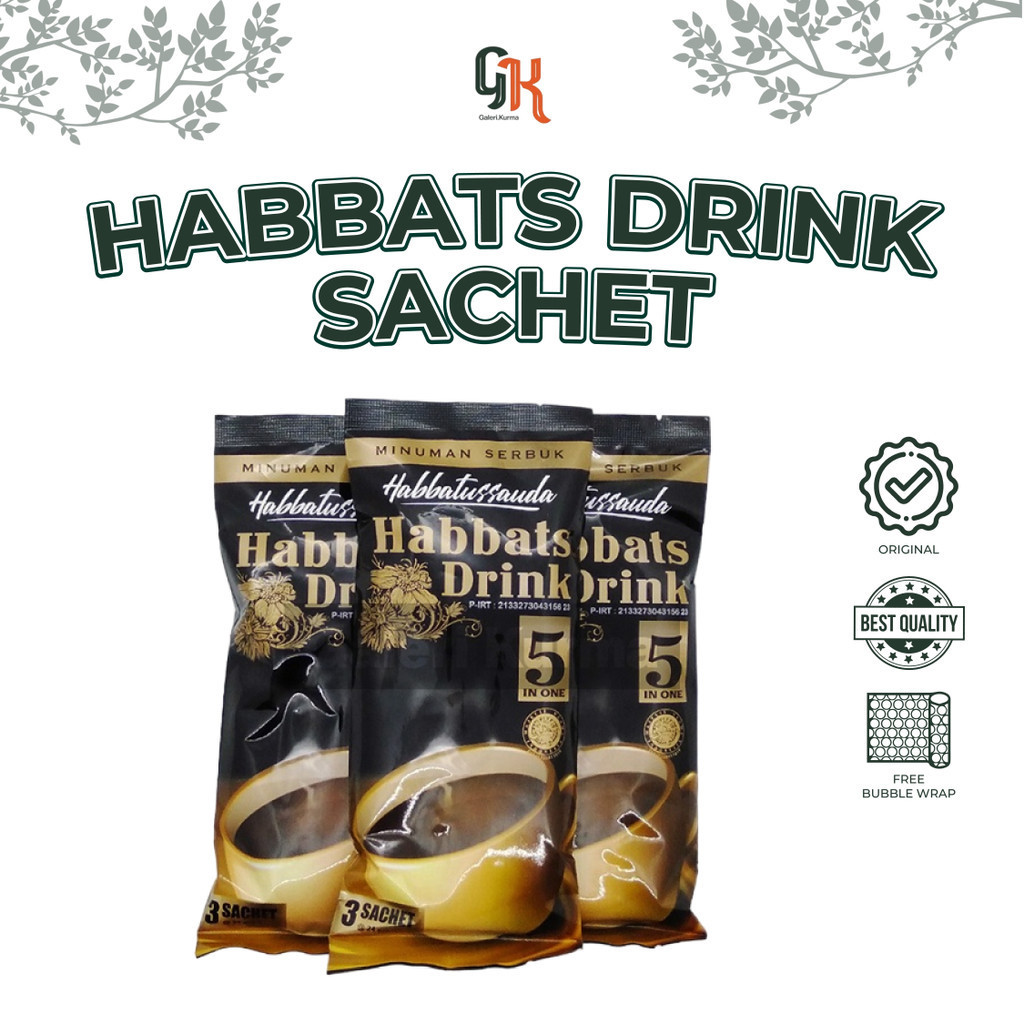 

Habbats Drink Minuman Serbuk Habbatussauda / Minuman Instan Coffee Habbatussauda / Habbat's Kopi / Minuman Instant