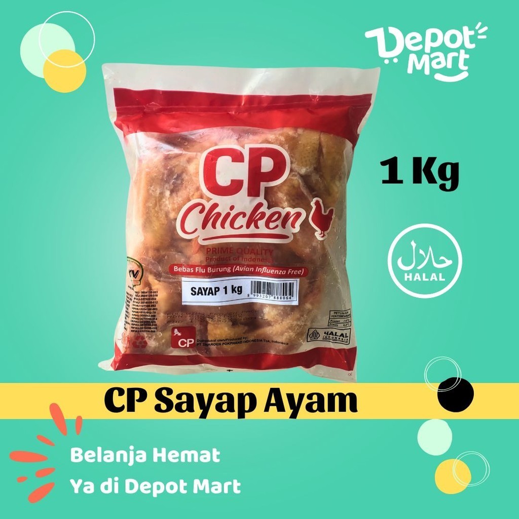 

Sayap Ayam Beku isi 1 Kg, Chicken Wing Frozen Daging Ayam Fresh Segar Bagian Sayap