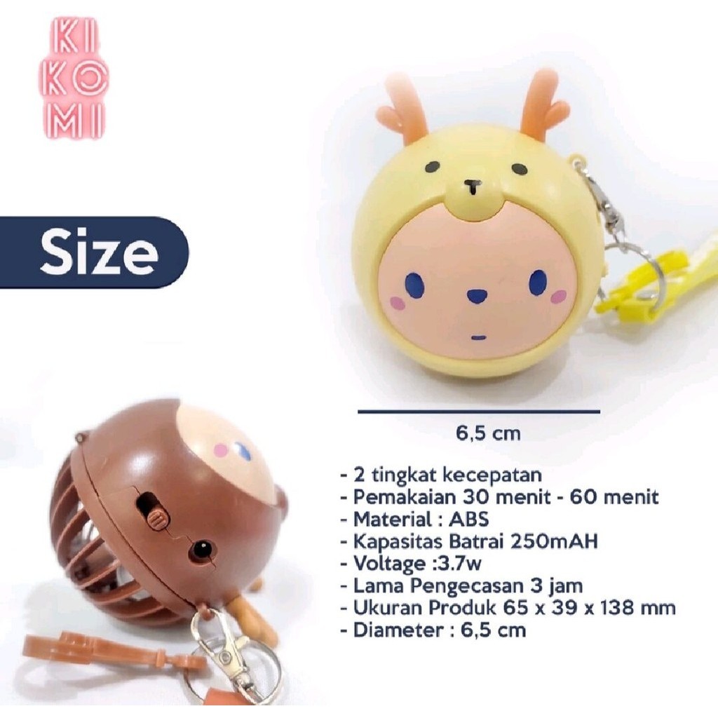 

❤Abri❤KIPAS ANGIN CERMIN MINI-Kipas Miini SX-118 Portable 2in1 LUCU