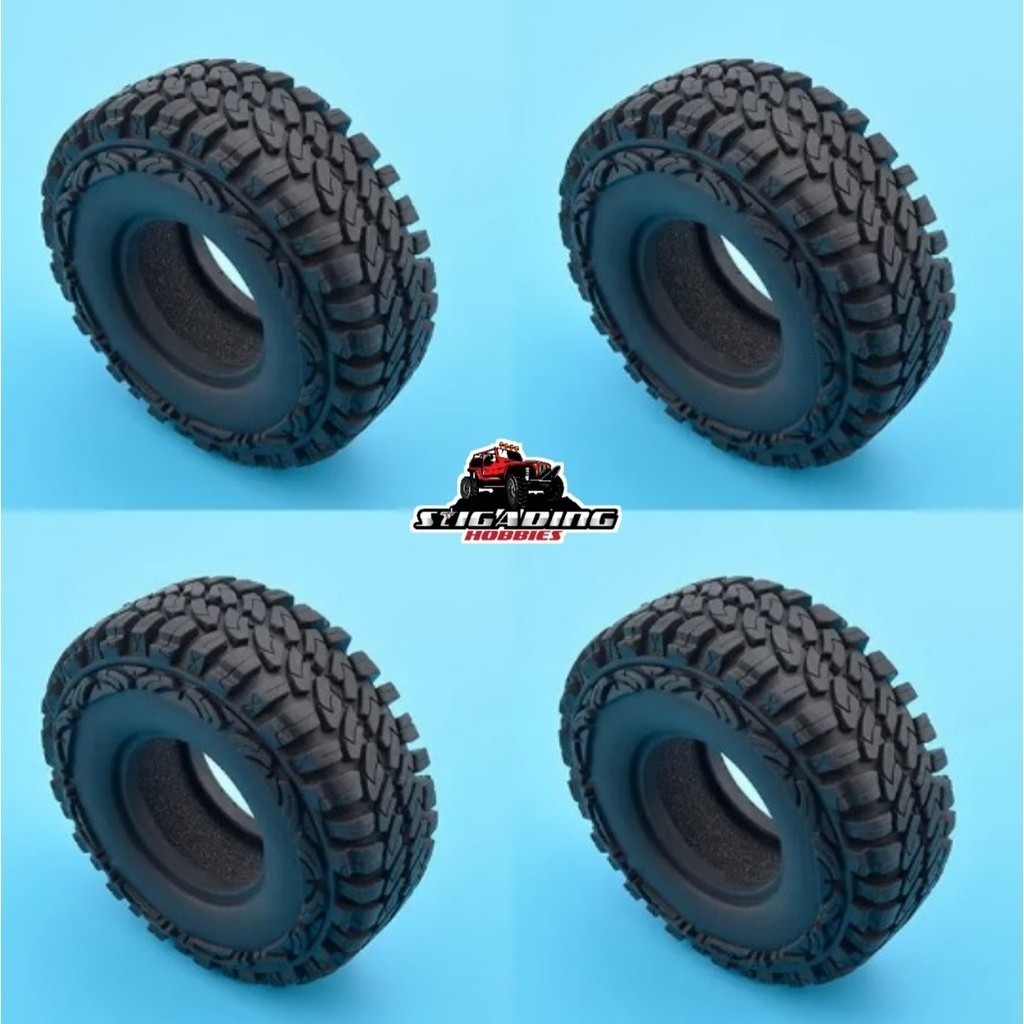 4 Pcs Ban RC Adventure Soft Compound 1.9 115mmx30mm 1/10