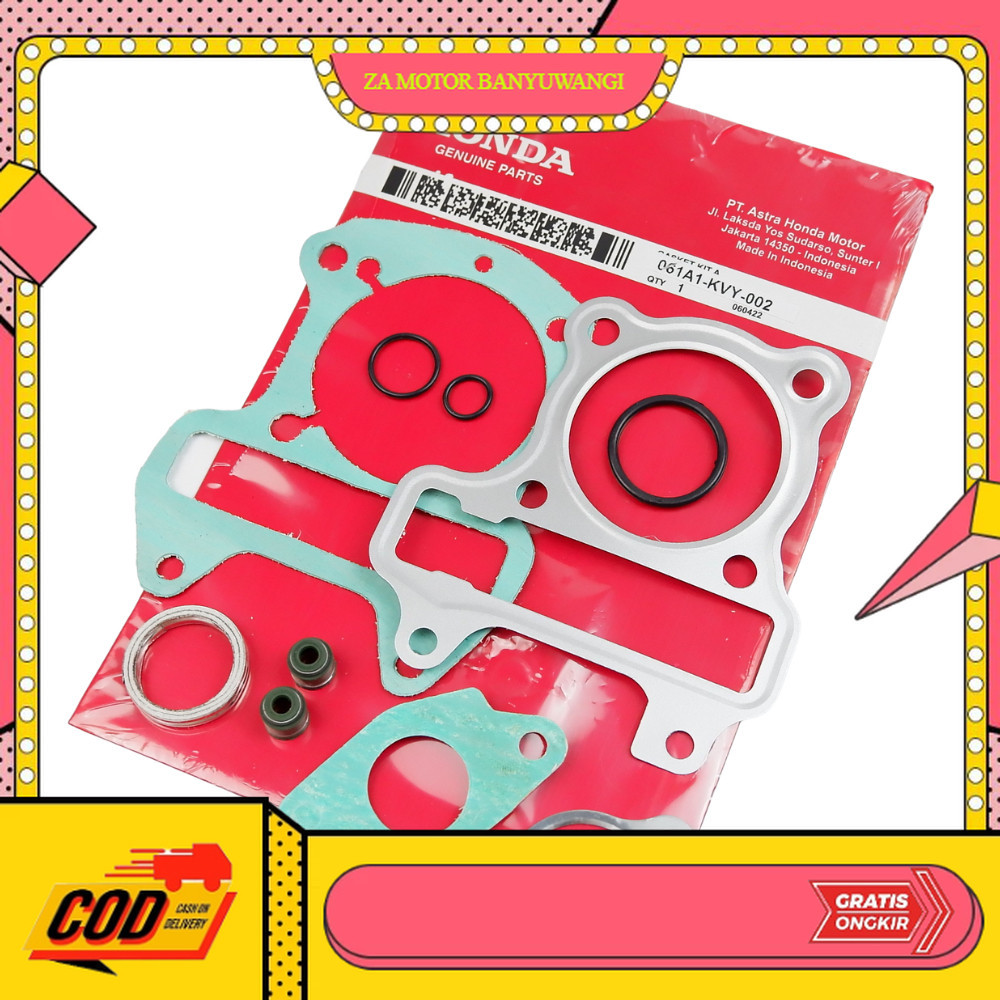 topset ori beat karbu / Paking Top Set Blok Honda Beat Lama Scoopy Spacy Karbu KVY