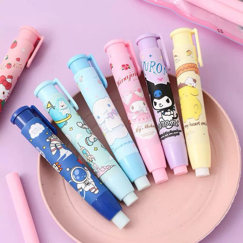 

Penghapus Pensil Stick Lucu Bermotif / Mechanical Eraser / Alat Tulis Sekolah