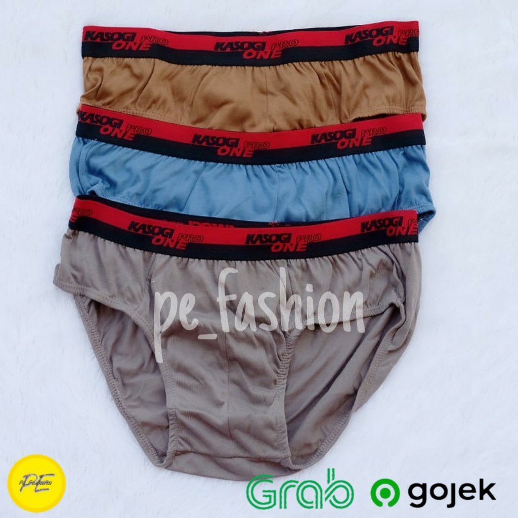 ISI 3 PCS CELANA DALAM PRIA KASOGI PRO ONE karet Boxer ORIGINAL 100% KASOGI ADEM MURAH-CD COWOK