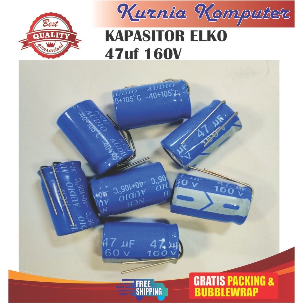 KAPASITOR ELKO 47uf 160v elco 47uf 160v