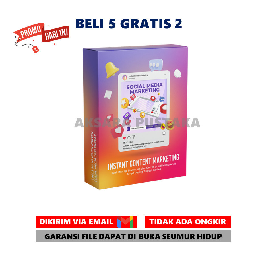 E - Instant Content Marketing All In One Content Management - sekolah jualan id aio - mandumnacell