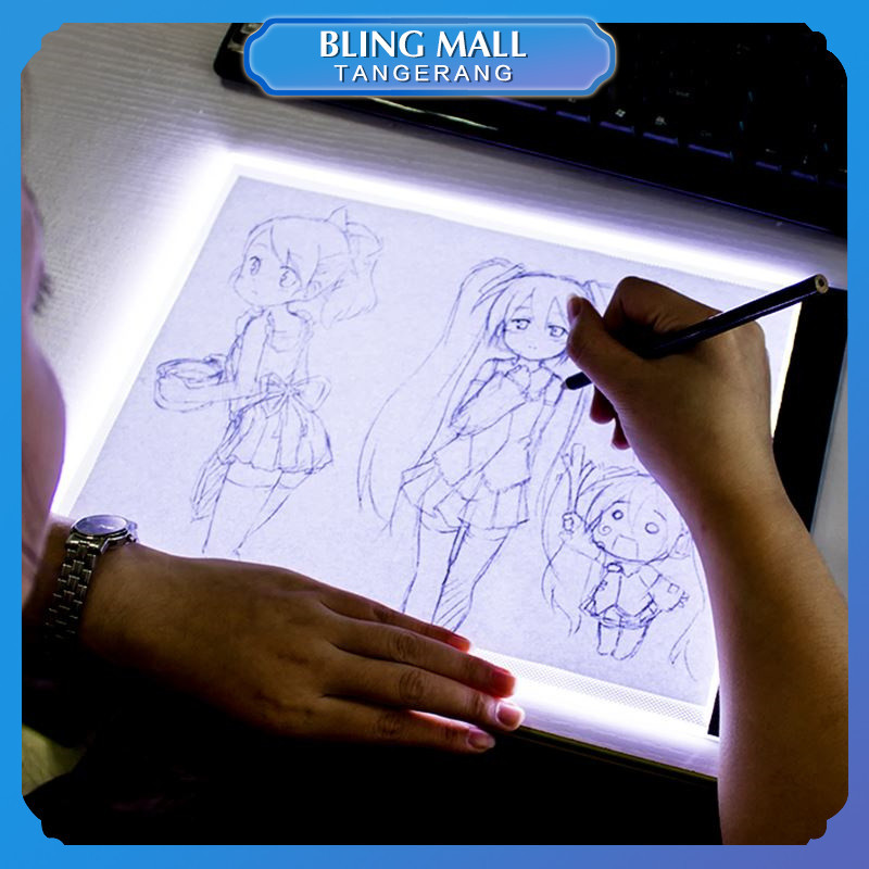 

Copy Board Ultra Slim A4 Led Drawing Tracing Board Cahaya Dapat Diatur Untuk Menggambar