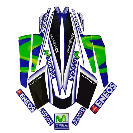 Sticker Standar Vixion Movistar 2015 - List Stiker Standar Vixion Movistar 2015 - Striping Standar V